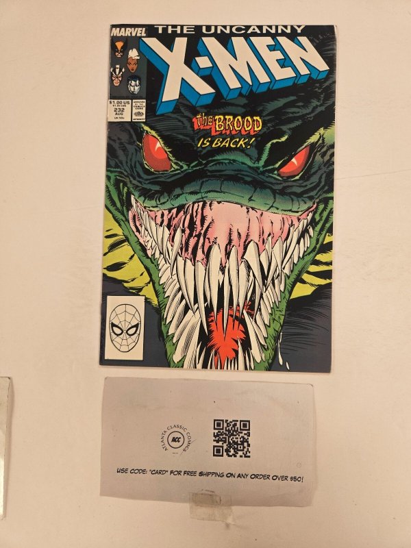 Uncanny X-Men #232 (Marvel Comics), raw comic book in NM condition — front cover