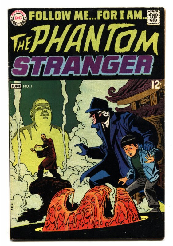 Phantom Stranger #1 (DC Comics, 1969), raw comic book in VF- condition — front cover