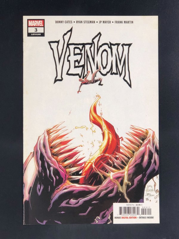 Venom #3 (Marvel Comics, 2018), raw comic book in NM condition — front cover