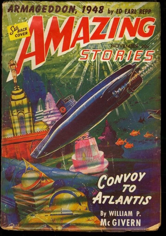 Amazing Stories--November 1941--Pulp Magazine----FN (1941), raw comic book in FN condition — front cover