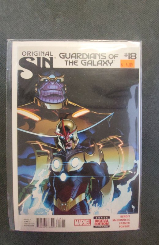 Guardians of the Galaxy #18 (Marvel Comics, 2014), raw, ungraded comic book — front cover