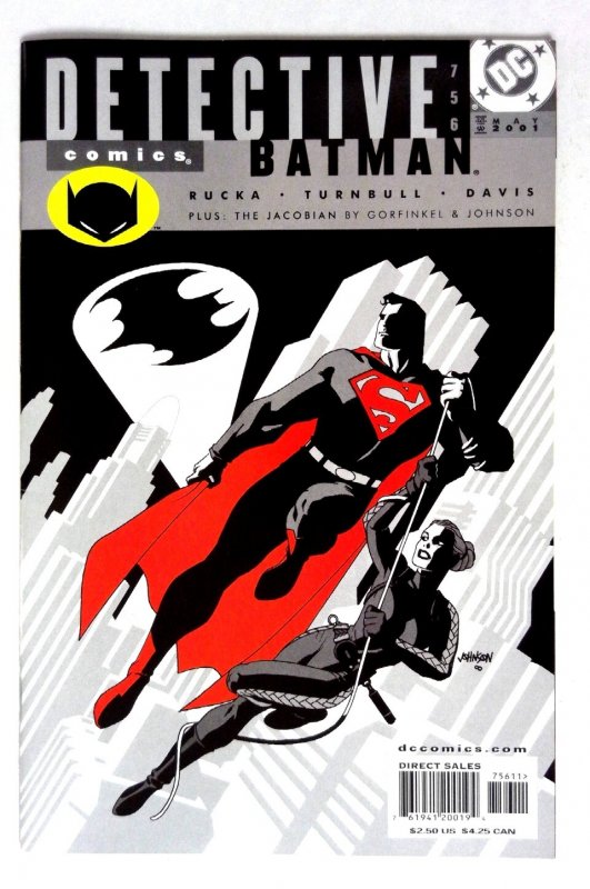 Detective Comics #756 (DC Comics, 2001), raw comic book in NM- condition — front cover