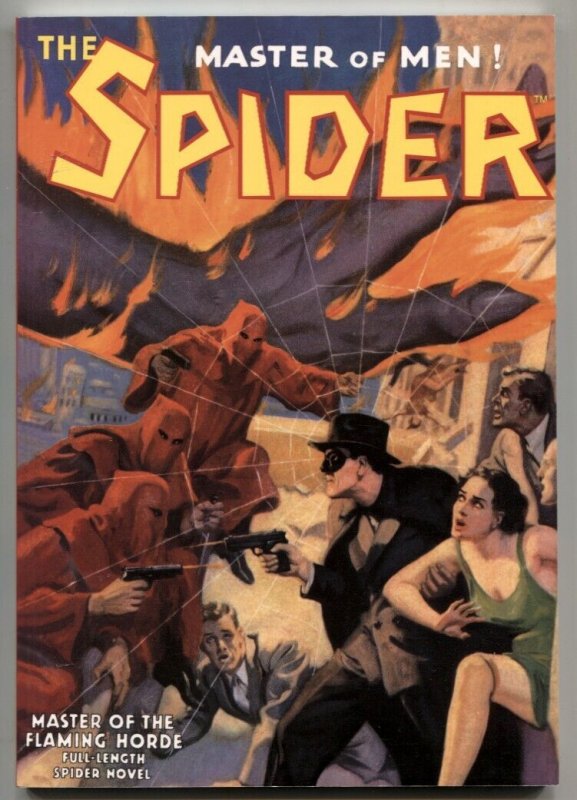 Pulp: The Spider 11/1937- Master of the Flaming Horde - Pulp Reprint 2001 (2001), raw, ungraded comic book — front cover