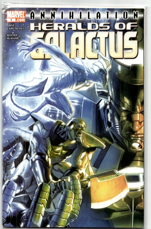 Annihilation: Heralds of Galactus #1 (2007), raw, ungraded comic book — front cover