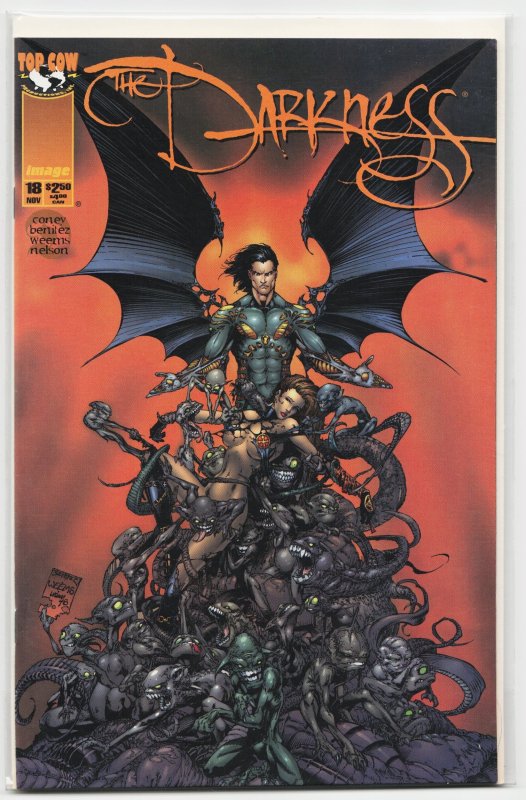 The Darkness #18 (Top Cow, 1998), raw, ungraded comic book — front cover