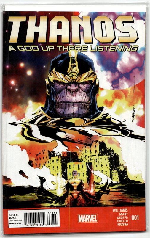 Thanos: A God Up There Listening #1 (Marvel Comics, 2014), raw, ungraded comic book — front cover