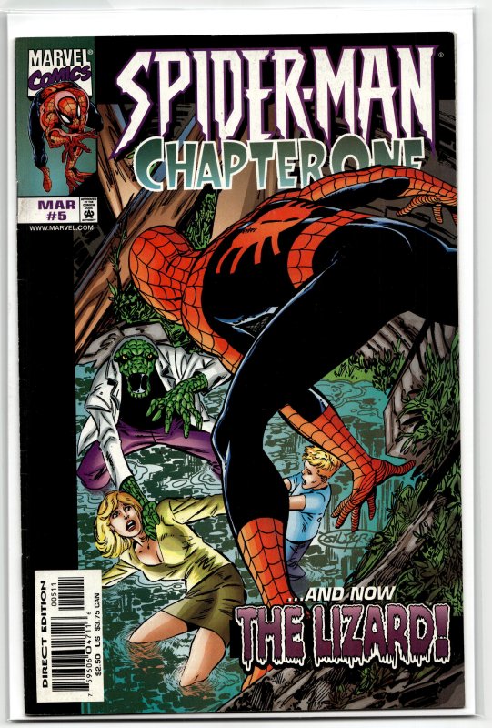 Spider-Man: Chapter One #5 (1999), raw, ungraded comic book — front cover