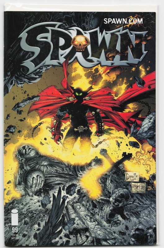 Spawn #99 (Image Comics, 2000), raw, ungraded comic book — front cover