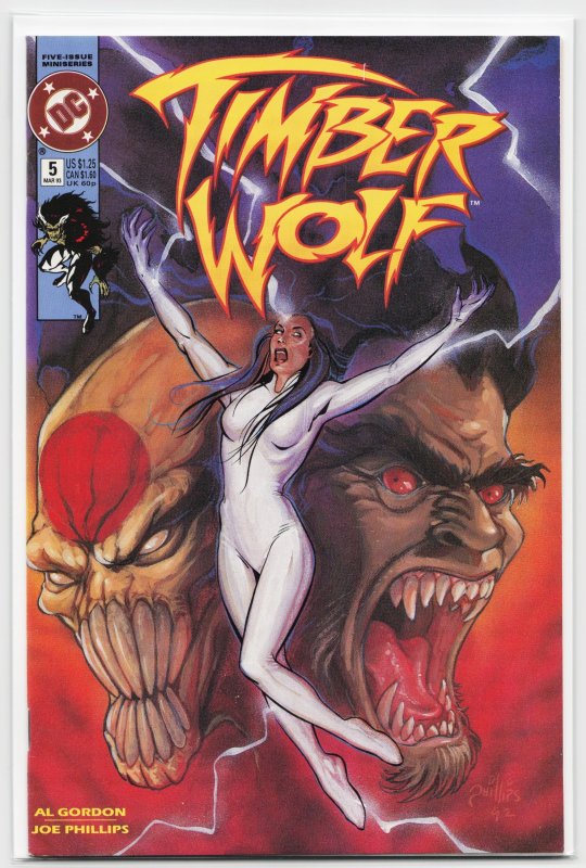 Timber Wolf #5 (DC Comics, 1993), raw, ungraded comic book — front cover