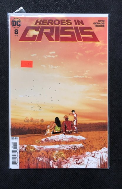 Heroes in Crisis #8 (2019), raw, ungraded comic book — front cover