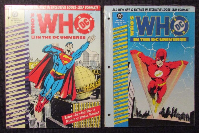 1990 Who's Who in the DC Universe #1 (1990), raw, ungraded comic book — front cover