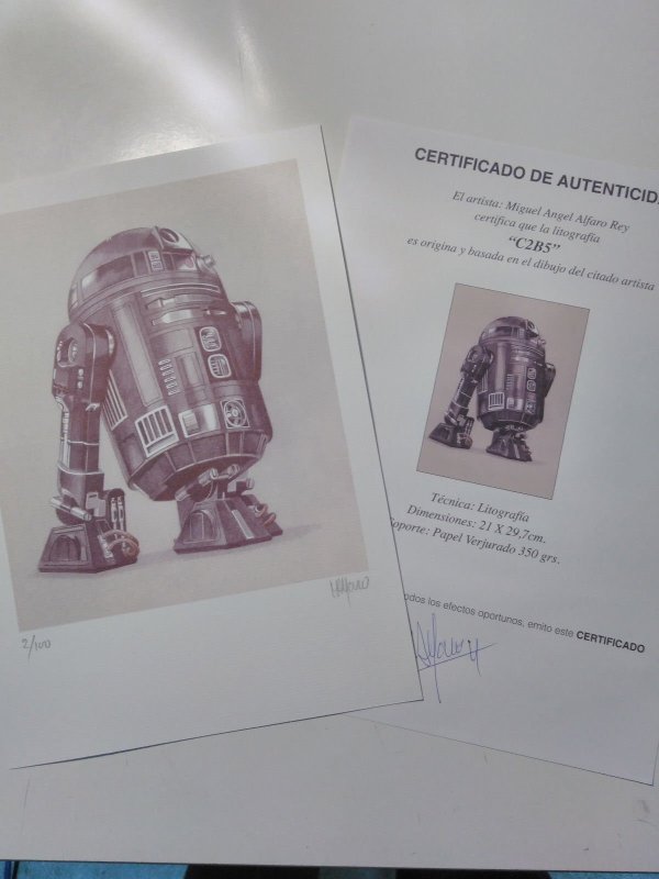 C2B5, High-quality A4 Lithograph. Signed by Artist: Miguel Alfaro, raw, ungraded comic book — front cover