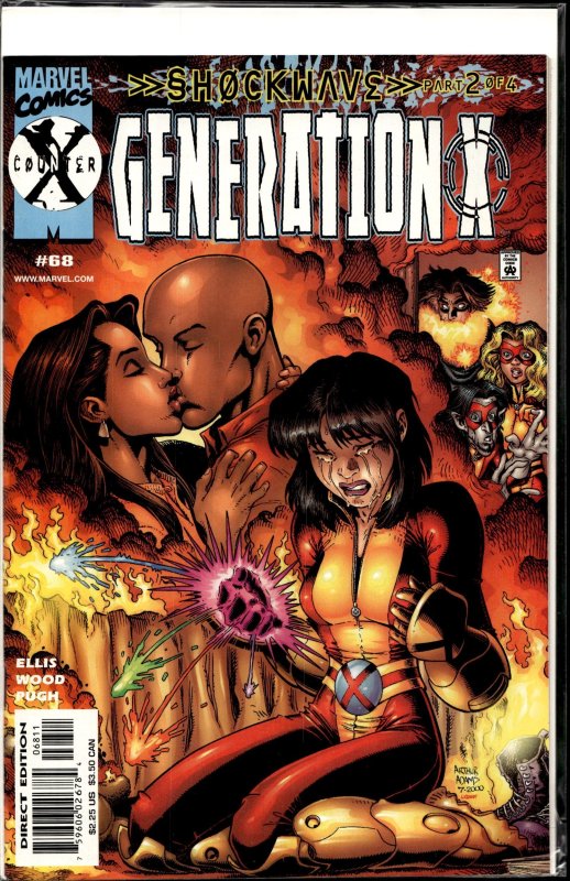 Generation X #68 (Marvel Comics, 2000), raw, ungraded comic book — front cover