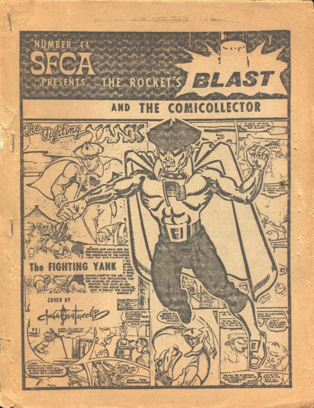 Rocket's Blast & Comicollector #44 (1966), raw comic book in VG- condition — front cover