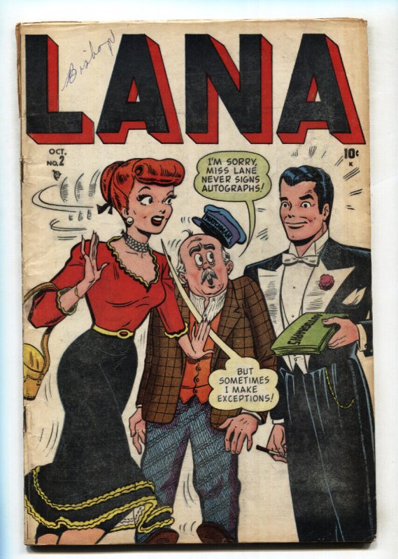 Lana #2 (Marvel Comics, 1948), raw, ungraded comic book — front cover