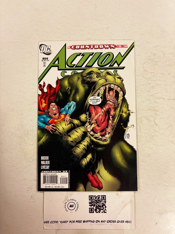 Action Comics #854 (DC Comics), raw comic book in NM condition — front cover