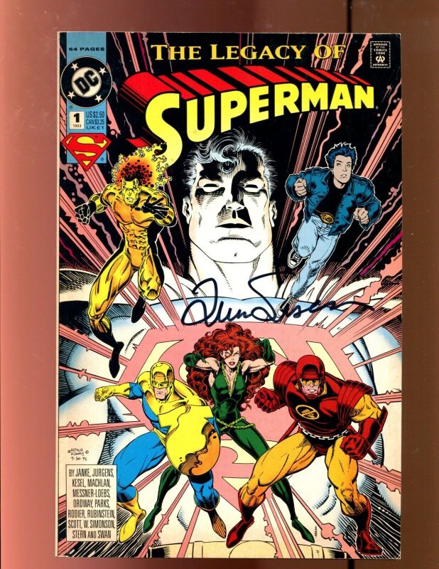 Superman: Legacy of Superman #1 (1993), raw comic book in 8.0 condition — front cover