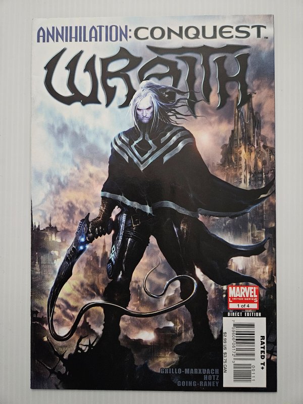 Annihilation: Conquest - Wraith #1 (Marvel Comics, 2007), raw, ungraded comic book — front cover
