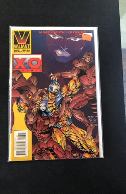 X-O Manowar #46 (Valiant Comics, 1995), raw, ungraded comic book — front cover