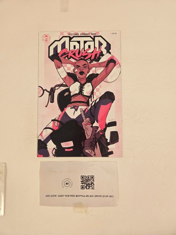 Motor Crush #7, raw comic book in NM condition — front cover