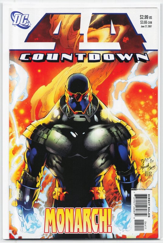 Countdown #44 (2007), raw, ungraded comic book — front cover
