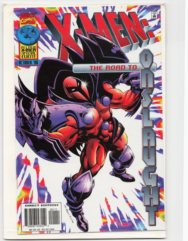 X-Men: The Road to Onslaught (1996) (Marvel Comics, 1996), raw, ungraded comic book — front cover