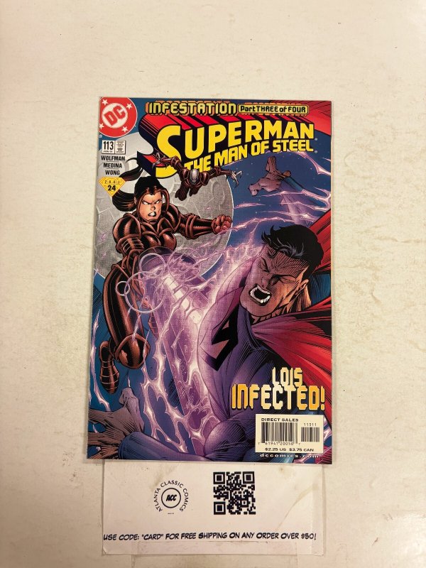 Superman the Man of Steel #113 (DC Comics), raw comic book in NM condition — front cover