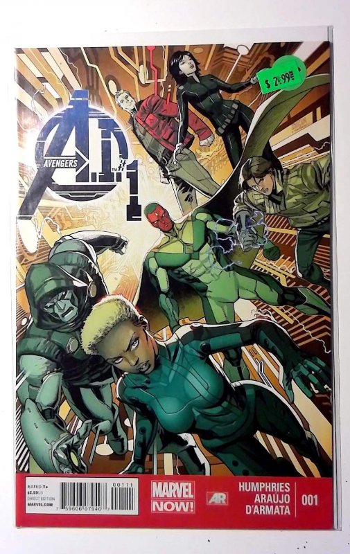 Avengers A.I #1 (Marvel Comics, 2013), raw, ungraded comic book — front cover