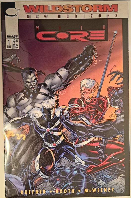 Wildcore #1 (1997), raw, ungraded comic book — front cover