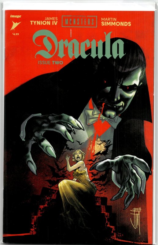 Universal Monsters: Dracula #2 (Image Comics, 2023), raw, ungraded comic book — front cover