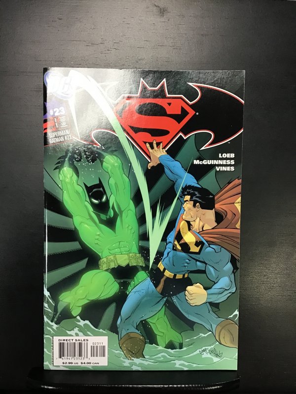 Superman/Batman #23 (DC Comics, 2005), raw, ungraded comic book — front cover