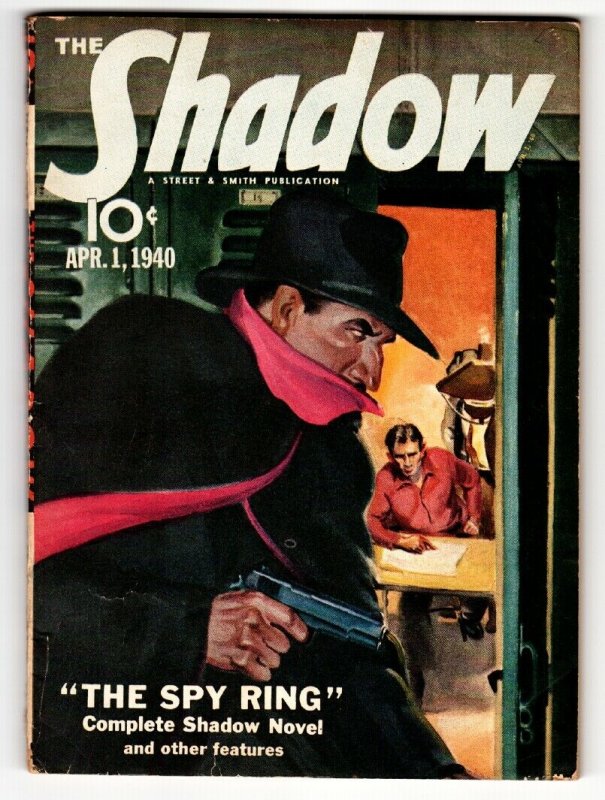 Shadow Pulp Magazine APR #1 (1940), raw, ungraded comic book — front cover