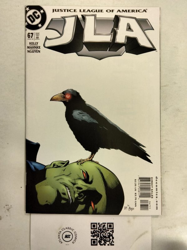 JLA #67 (DC Comics), raw comic book in NM condition — front cover