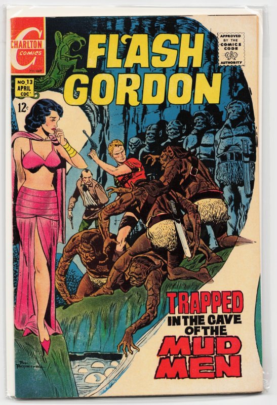 Flash Gordon #13 (Gold Key, 1969), raw, ungraded comic book — front cover