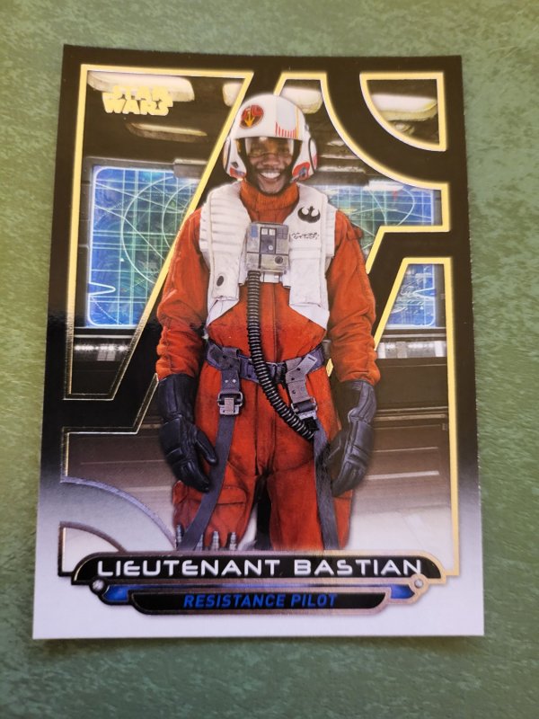 2018 Star Wars Galactic Files #TFA-24 Lieutenant Bastian (2018), raw, ungraded comic book — front cover