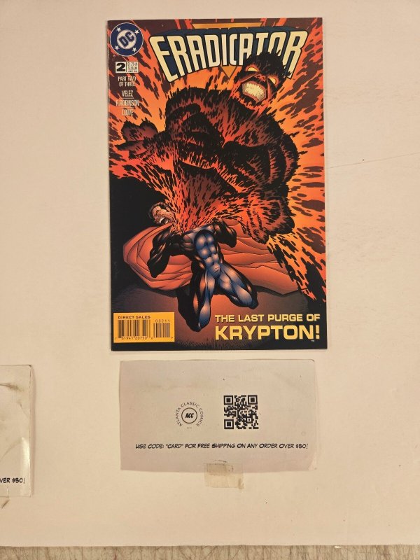 Eradicator #2 (DC Comics), raw comic book in NM condition — front cover