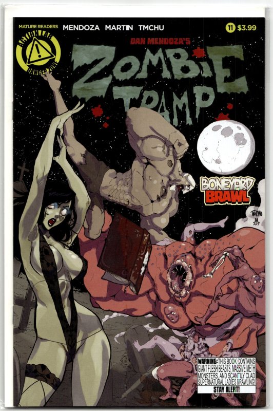 Zombie Tramp #11 (Action Lab Entertainment, 2015), raw, ungraded comic book — front cover