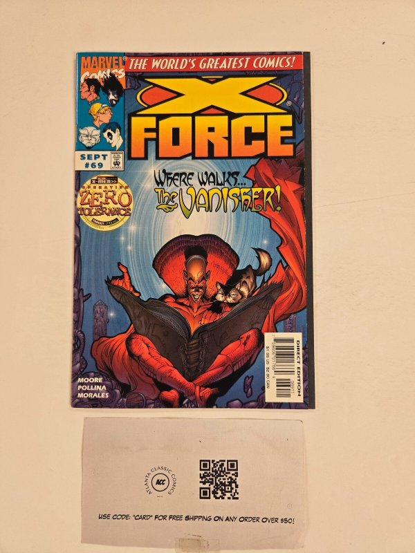 X-Force #69 (Marvel Comics), raw comic book in NM condition — front cover