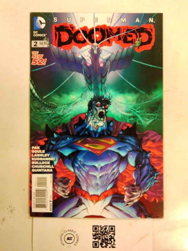 Superman Doomed #2 (DC Comics), raw comic book in NM condition — front cover