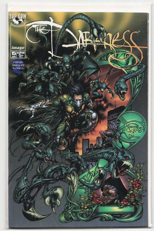 The Darkness #15 (Top Cow, 1998), raw, ungraded comic book — front cover