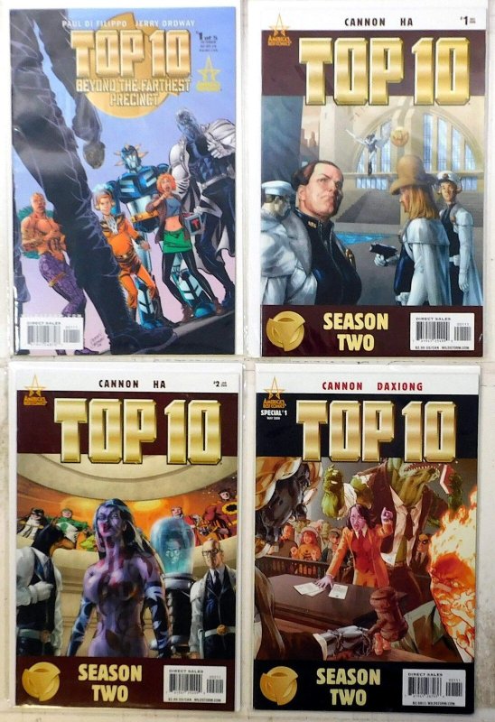 Top 10 Lot of 4 #1, 2, Special 1, Beyond the Farthest Precinct 1 2005 DC Comics (DC Comics, 2005), raw, ungraded comic book — front cover
