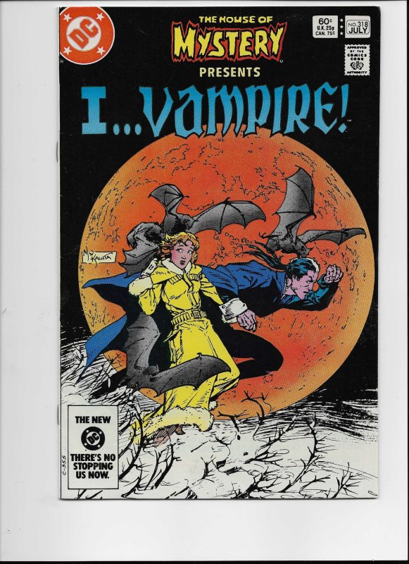 House of Mystery #318 (DC Comics, 1983), raw comic book in NM- condition — front cover