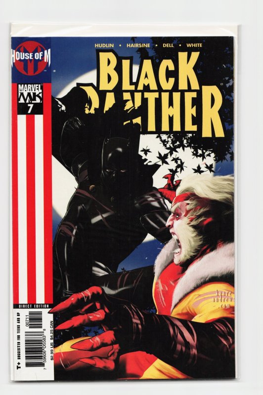 Black Panther #7 (Marvel Comics, 2005), raw, ungraded comic book — front cover
