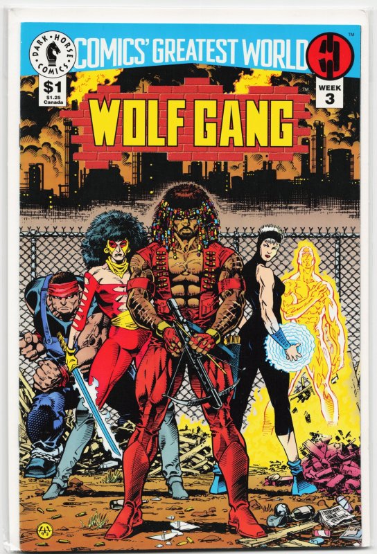 Comics' Greatest World: Steel Harbor #3 (Dark Horse Comics, 1993), raw, ungraded comic book — front cover