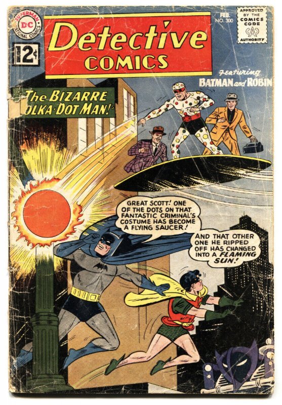 Detective Comics #300 (DC Comics, 1962), raw, ungraded comic book — front cover