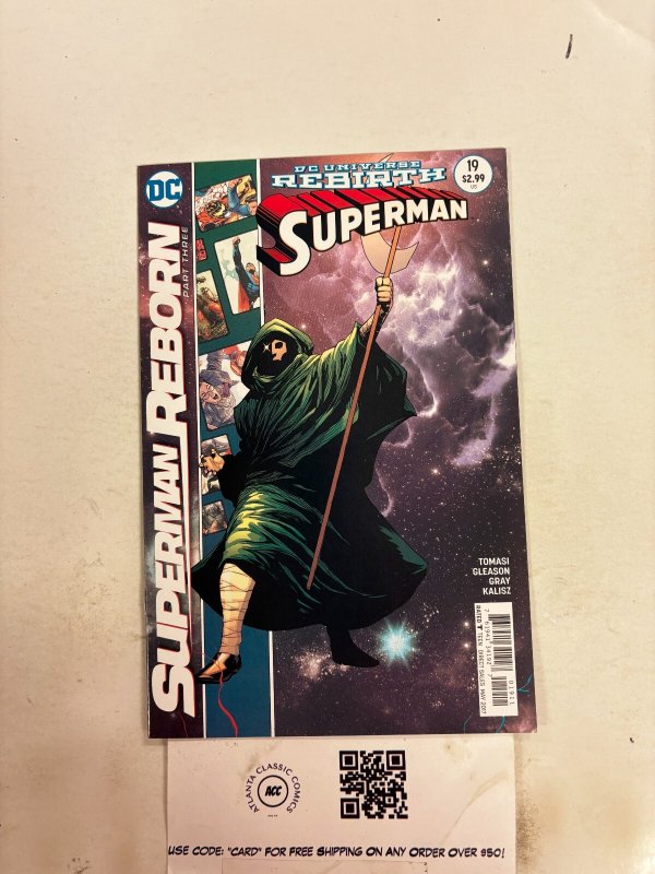 Superman #19 (DC Comics), raw comic book in NM condition — front cover