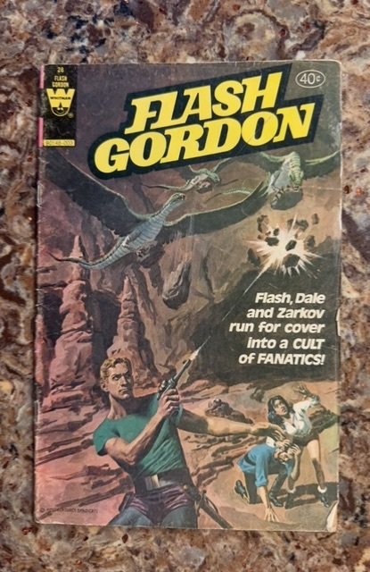 Flash Gordon #28 (Gold Key, 1981), raw, ungraded comic book — front cover
