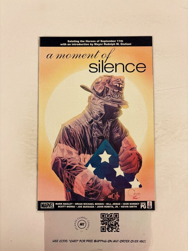 A Moment of Silence #1 (Marvel Comics), raw comic book in NM condition — front cover