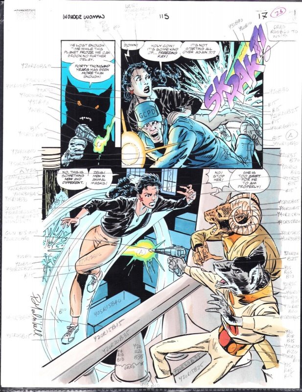 Wonder Woman #115 (DC Comics, 1996), raw, ungraded comic book — front cover