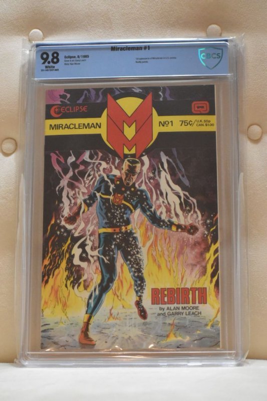 Miracleman #1 (1985), raw, ungraded comic book — front cover
